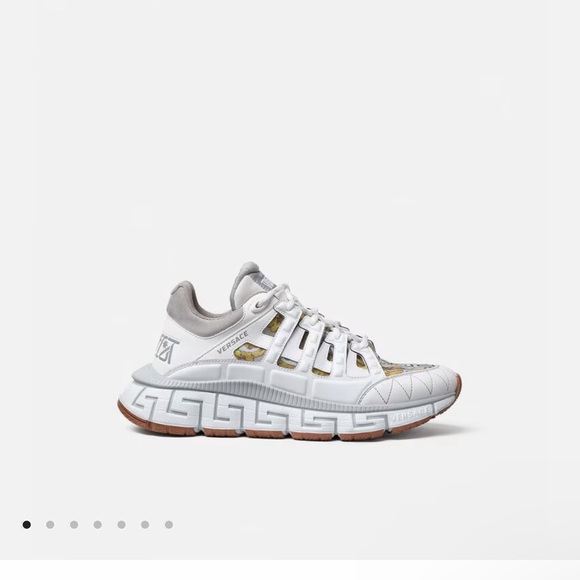 Versace Trigreca Sneakers White Grey Barocco - Picture 3 of 3